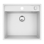 Chiuveta bucatarie Pyramis Camea, finisaj pyragranit white, 53 x 50 cm