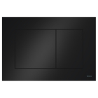 Clapeta actionare rezervor WC incastrat, TECE Now 9240403, negru lucios