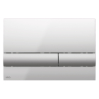 Clapeta actionare rezervor WC incastrat, Alcadrain Basic M1713, cromat