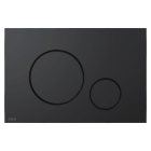 Clapeta actionare rezervor WC incastrat, Alcadrain Thin M678, negru mat