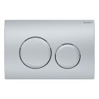 Clapeta actionare rezervor WC incastrat, Geberit Delta 20 115.127.46.1, cromat mat