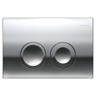 Clapeta actionare rezervor WC incastrat, Geberit Delta 25 115.125.21.5, cromat lucios