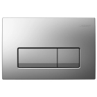 Clapeta actionare rezervor WC incastrat, Geberit Delta 50 115.119.46.1, cromat mat