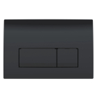 Clapeta actionare rezervor WC incastrat, Geberit Delta 50 115.119.DW.1, negru intens