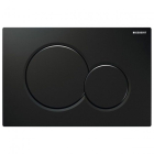 Clapeta actionare rezervor WC incastrat, Geberit Sigma 01 115.770.DW.5, negru lucios