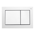 Clapeta actionare rezervor WC incastrat, TECE Base 9240700, alb lucios