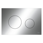 Clapeta actionare rezervor WC incastrat, TECE Loop 9240921, cromat lucios