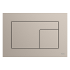 Clapeta actionare rezervor WC incastrat, TECE Velvet 9240733, gri