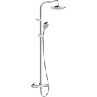 Coloana de dus Hansgrohe Vernis Blend 200 26276000, baterie termostatata