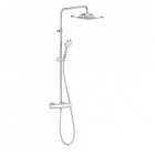 Sistem dus Kludi Logo 6809805-00, baterie termostatata, finisaj cromat