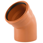 Cot PVC cu inel, D 200 mm, 45 grade