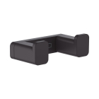 Cuier baie Hansgrohe AddStoris 41755670, 2 agatatori, finisaj negru mat