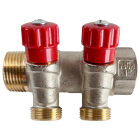 Distribuitor cu robinet, 2 x 1", NTM 41802R
