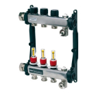 Distribuitor incalzire pardoseala, cu debitmetre, TECEfloor 77310003, otel, filet interior, 3 cai, 1"