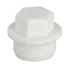 Dop PPR, filetat, D. 20 mm, alb