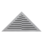 Gratar pentru canal scurgere, Alcadrain Time , finisaj cromat mat, 27 x 38.2 cm