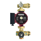 Grup amestec Ferro GM40GPA 25-4-130, pentru incalzire in pardoseala cu agent termic, 1"