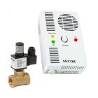 Kit Primatech Secor 2000, senzori monoxid de carbon si gaze naturale + electrovalva 3/4 "