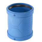 Mufa dubla PP, pentru imbinare tevi scurgere, fonoabsorbanta, D 110 mm