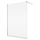 Perete dus tip walk-in, Sanswiss Easy STR4PA6, sticla transparenta, profil cromat, 90 x 200 cm