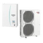 Pompa de caldura aer apa Mitsubishi Electric Zubadan ERSE-YM9ED + PUHZ-SHW230YKA, 23 kW, trifazata, A++, full inverter, incalzire, racire, ACM, 380 V