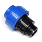 Racord compresiune PEHD, filet exterior, D 25 mm x 1"