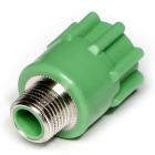 Racord PPR, FE, 32 mm x 1", verde