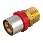 Racord presare 1650 Tiemme, alama, filet exterior, D 20.2 mm x 1/2"