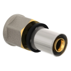 Racord presare FAZ4A44F26A000E0 Purmo Cleverfit, pentru sisteme de incalzire, alama, filet interior, D 26.3 mm x 1"