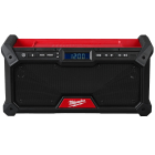 Radio de santier Milwaukee M18 RADDAB+G2-0 4933492344, DAB+/AM/FM, 54 W, alimentare duala, Bluetooth, USB-C, tuner digital, woofere duble, egalizator personalizabil, protectie impotriva socurilor, rezistenta extinsa, negru