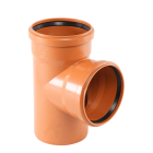 Ramificatie PVC cu inel, D 160 x 160 mm, 87 grade