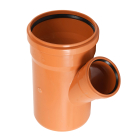 Ramificatie PVC cu inel, D 200 x 110 mm, 45 grade