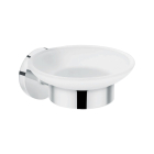 Savoniera Hansgrohe Logis Universal 41715000, finisaj cromat + sticla mata