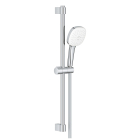 Set dus para + furtun + suport culisant + bara, Grohe Tempesta Cube 26748003, 2 functii, 1.75 m