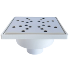 SIFON PARDOSEALA VERTICAL 150x150 1IES. 50 INOX CRIMEL