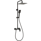 Sistem dus Valvex Loft 2455750, baterie monocomanda, negru mat