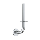 Suport hartie igienica, Grohe Essentials 40385001, fara clapeta, cromat, 23.2 x 11.6 cm