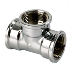 Teu cromat, 1/2", T02C