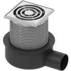 Sifon de pardoseala Tece drainpoint, 105 x 105 mm, iesire laterala Dn 50, extra plat, 3601050