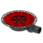 Corp sifon de pardoseala Tece drainpoint, iesire laterala Dn 50, extra plat, cu flansa universala Seal System, 3601400