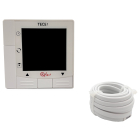 Termostat de ambient cu senzor de sapa pentru incalzire in pardoseala, TECEfloor, afisaj digital, 230 V