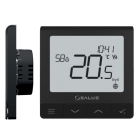 Termostat pentru incalzire in pardoseala, inteligent, incastrabil, Salus Quantum SQ610B, Wi-Fi, afisaj digital, programabil, negru
