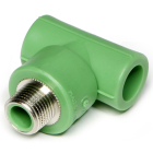 Teu PPR, FE, D 25 mm x 3/4", verde