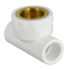 Teu PPR, FI, D 20 mm x 3/4", alb