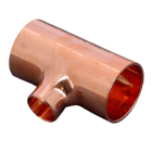 Teu redus, cupru, D 28 x 15 x 28  mm, 95130