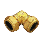 Cot compresie cu inel, dublu, alama, 18 mm x 18 mm
