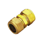 Racord compresie cu inel, dublu, alama, 18 mm x 18 mm
