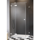 Usa batanta pentru cabina dus, sticla securizata + aluminiu, Radaway Essenza Pro, profil alb, 120 x 200 cm