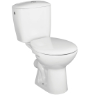 Vas wc cu rezervor + mecanism + capac, set Fayans Neo H8605600002721, alb, evacuare orizontala, montaj pe pardoseala