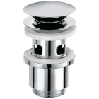 Ventil push - open pentru lavoar, Kludi 1042405-00, cu preaplin, 1 1/4"
